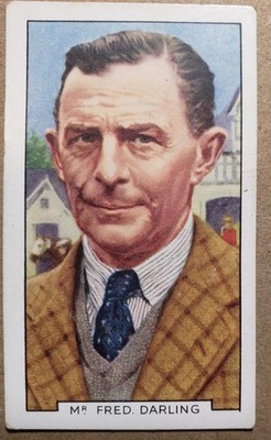 Gallagher Ltd Sporting Personalities Cigarette Card #6 Fred Darling