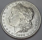 1888 Morgan Dollar AU/BU Mint State 90% Silver $1 US Coin Collectible #A