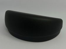 NEW Unbranded Hard Plastic Black Clamshell Sunglasses Case With Thumb Grip