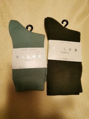 2 Paar Damen Socken Von Falke. Gr. 35-38. Family. Neu Mit Ettiket. 