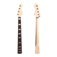 Bass Guitar Neck 20 Fret 32 inch Short Scale Block inlay 38mm Nut 65mm Heel