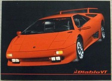 LAMBORGHINI DIABLO VT Car Sales Specification Leaflet c1993