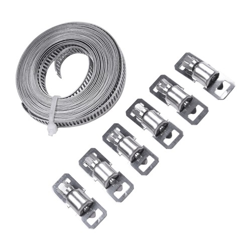 Secure and Reliable Worm Gear Clamp Adjustable Length Stainless Steel Clamp - Picture 6 of 23