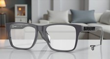 BURBERRY BE2393D 4185 Grey Demo Lens 55 mm Men's Eyeglasses