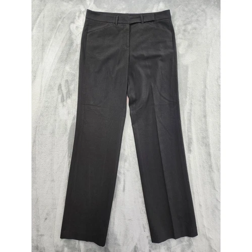 Vintage 90s ISDA & Co Mid Rise Straight Leg Trouser Pants Size 6 Black Office