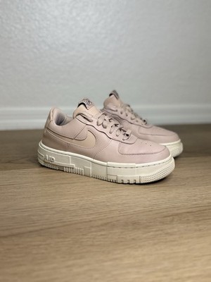 Nike AF1 Air Force 1 Pixel Particle Beige CK6649-200 Rose Pink Color Women s 6
