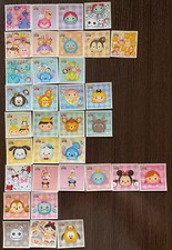 Disney Tsum Tsum Sticker Collection 34 pcs Good Condition no singles Japan