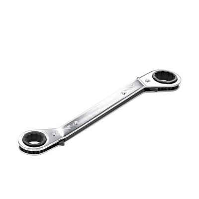 uxcell Reversible Ratcheting Wrench 11/16-inch x 7/8-inch Offset Double Box E...