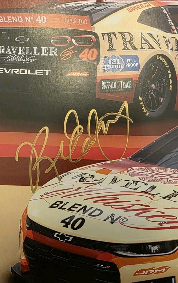 2026 Justin Allgaier #40 Traveller Stapleton JRM post card Triple ...