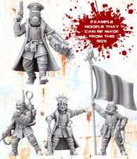 Warhammer Chaos Guard, Wargames Atlantic The Damned Command, five model sprue