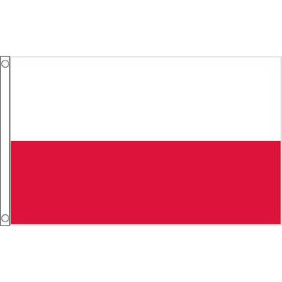 8 Fuß x 5 Fuß RIESIGE Polen Polnisch National Polyester Banner Drapierung Flagge 