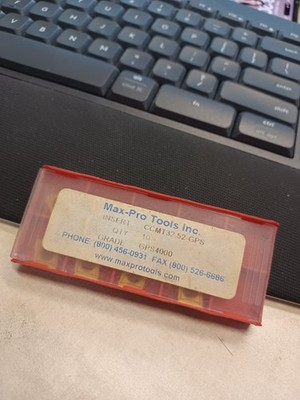 Max Pro Tools CCMT32-52 GPS4000 8Pcs Turning Insert