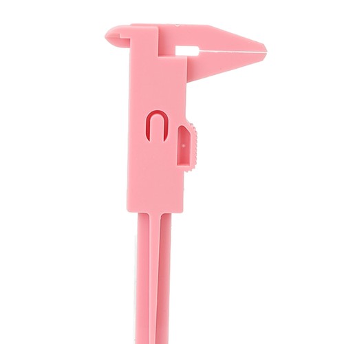 10pcs 80mm Eyebrow Measuring Ruler Pink Eyebrow Tattoo Double Scale Vernier NAU - Picture 18 of 24