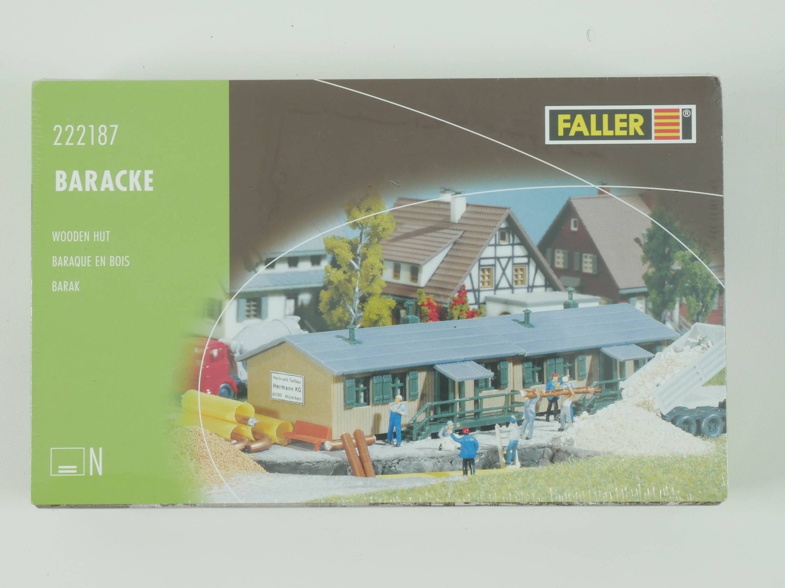 Faller 222187 Barrack Construction Kit SW N Mint In Foil! OVP 1612-19-08