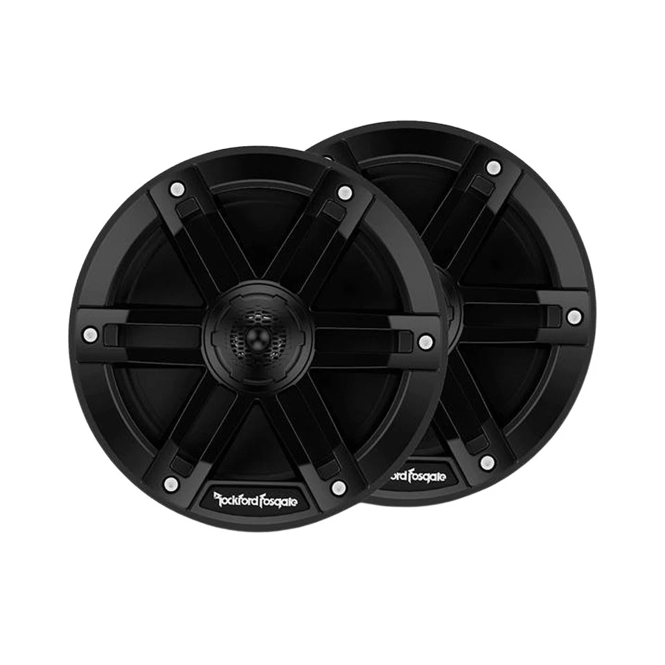 OPEN BOX Rockford Fosgate M0-65B 6.5" 2 Way 250W Marine Grade Speakers (Black) - Image 2 of 4