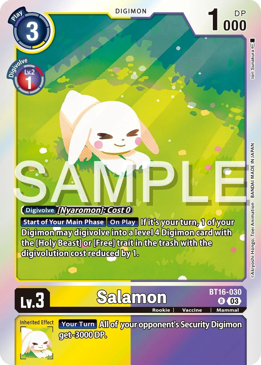 Salamon [BT16-030] Digimon [Beginning Observer]