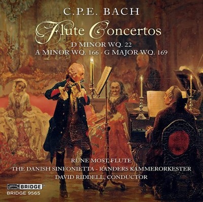 Carl Philipp Em C.P.E. Bach: Flute Concertos: D Minor WQ22/A Minor WQ166/G  (CD)