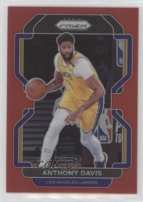 2021-22 Panini Prizm Red Prizm 100/299 Anthony Davis #53 pe8
