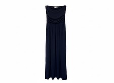 Grace Karin Blue Solid Sleeveless Maxi Dress Long Women's Regular Size S