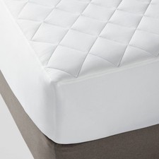 Threshold Queen Cool Touch Cooling Mattress Pad Waterproof Hypoallergenic 18in