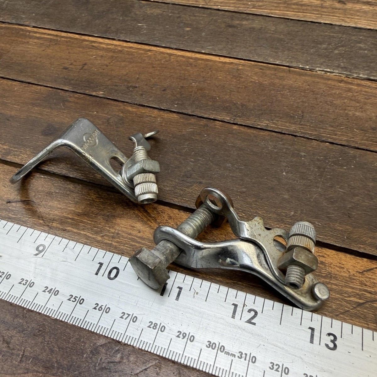 Vintage Dia Compe Center Pull Brake Cable Hangers Pair Early 70s