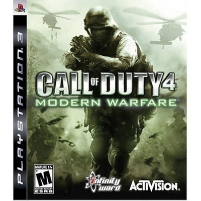 PS3 Call Of Duty 4 Modern Warfare For PlayStation 3 COD Very Good 4E