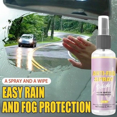 50/100ml Car Anti-fog Agent Windshield Remover Wiper Foam Wash Rain Repellent