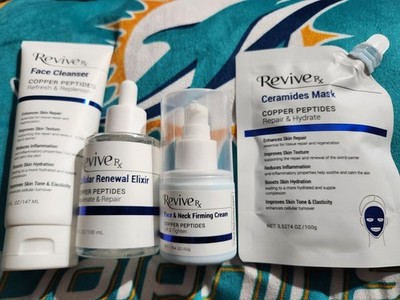 Revive Rx Copper Peptides 4-Piece Skincare Set - Brand New
