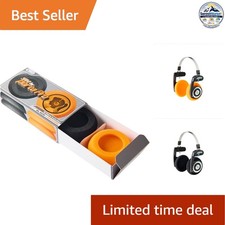 Foam Headphone Earpads For Koss Porta Pro 2 Pairs Orange Black Replacement