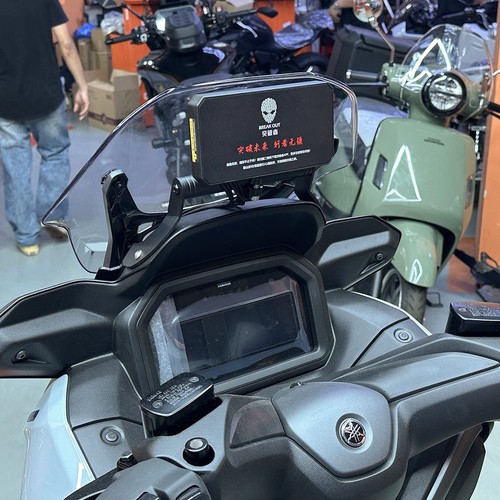 Mobile Phone GPS Sat Navigation Extension Bracket For YAMAHA XMAX 300/Tech Max+ - Picture 18 of 24