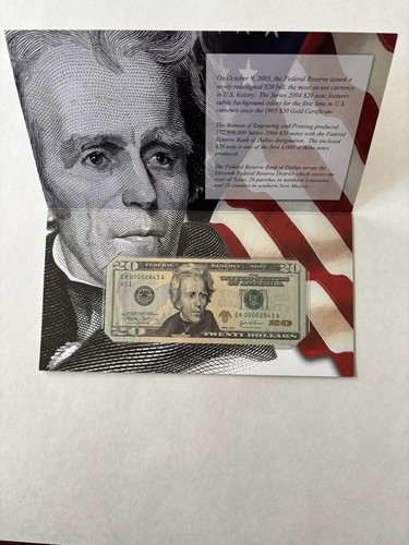 Series 2004 $20 Single Note "New Color of Money" -- Full Set -- FREE SHIPPING - Picture 23 of 24