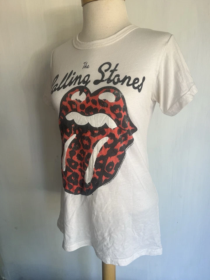 THE ROLLING STONES (2007) официальный женский язык логотип нездоровой пищи футболка размер XL - Изображение 3 из 4