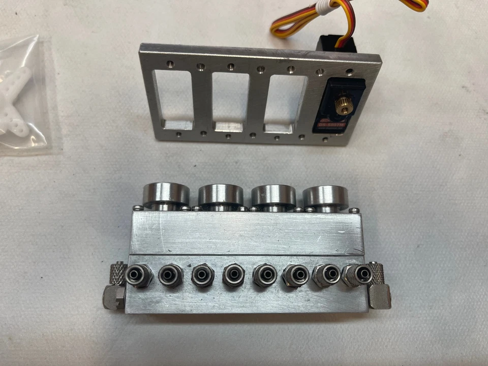 RC 4-Fach Hydraulikventil Steuerventil Ventilblock Hydraulik Bagger Radlader - Bild 4 von 4