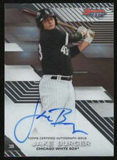 2017 Bowman's Best JAKE BURGER BEST OF 2017 On-Card Autograph Prospect #B17-JBU