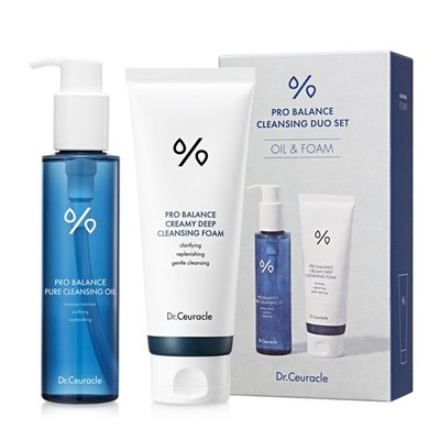 Dr.Ceuracle Balance Cleanser Duo Set (Cleansing Oil & Cleansing Foam) - Hydra...
