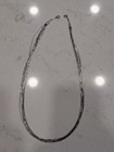 Native American Liquid Silver 10-Strand Necklace 24” Sterling — photo 1