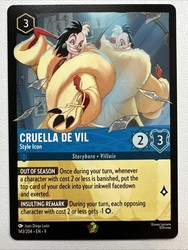 Cruella De Vil - Style Icon 143/204 Fabled Legendary
