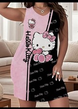 NEW Hello Kitty Sanrio Women Nightgown Sleepwear Sleep Dress Size 18