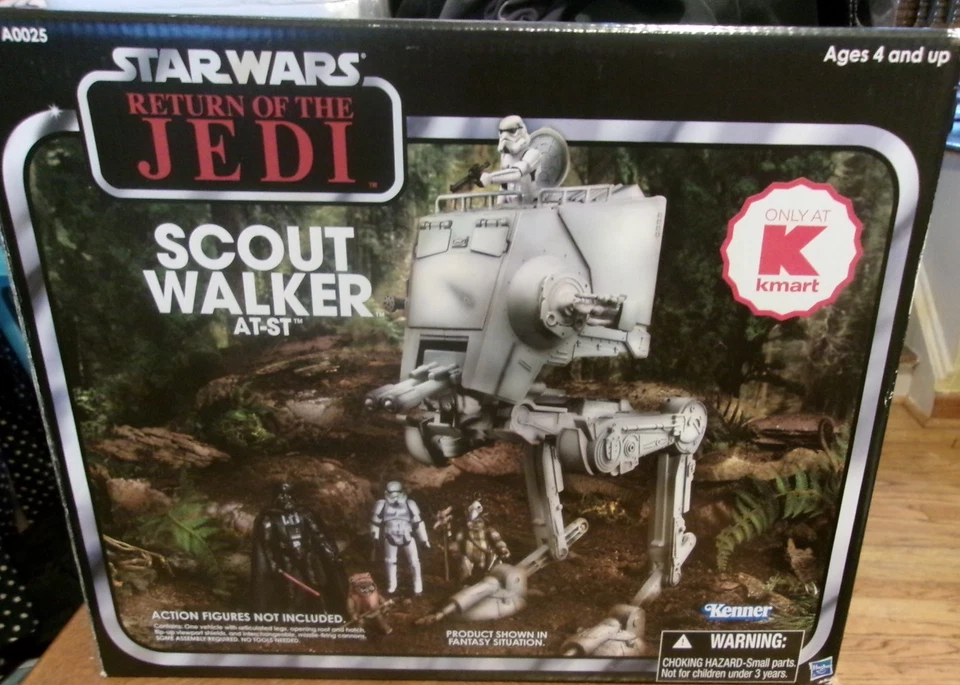 Star Wars Vintage Collection Kmart Endor AT-ST Scout Walker with Box - Image 3 of 4