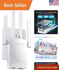 2026 WiFi Extender Signal Booster for Home, 15555 Sq.ft Long Range Internet R...
