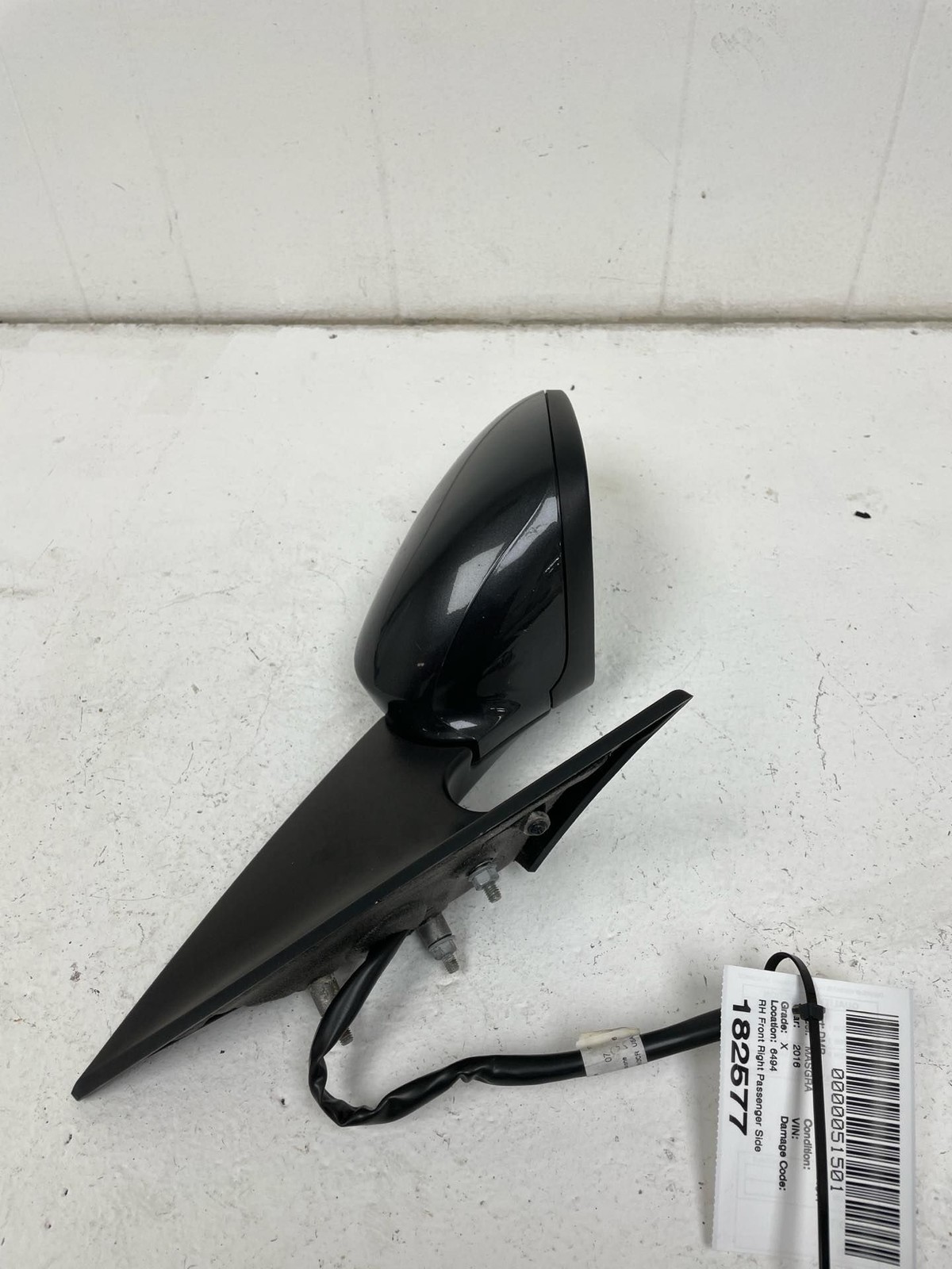 2007 - 2016 MASERATI GRANTURISMO OEM RH Front Right Passenger Side Door Mirror