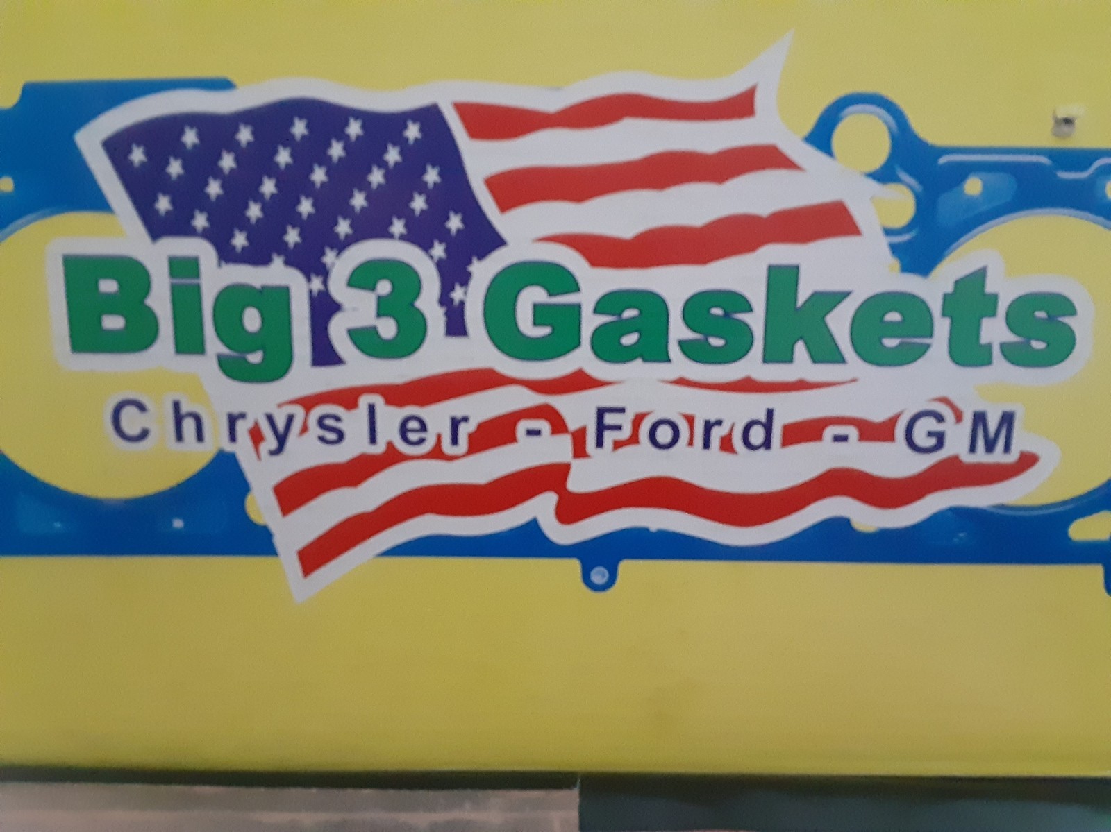 Big 3 Gaskets - Chrysler, Ford, GM