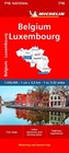 Belgium & Luxembourg - Michelin National Map 716 by Michelin Folded Book
