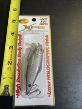 Bass Pro Shops XPS Lazer Eye XDSHD-01 Hi Back Shad Purple/Silver Floater 3" NIB