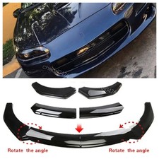 Front Bumper Lower Lip Gloss Black Car Accessory For 1998-2002 Chevy Camaro