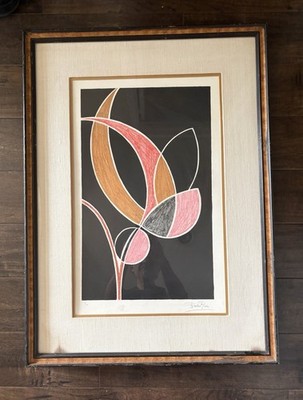  Night Flower  EMILIO PUCCI (Italian, 1914-1992) Signed and Numbered Lithograph