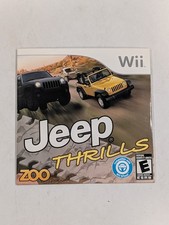 Jeep Thrills (Nintendo Wii, 2008) Cardboard Sleeve