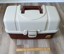 PLANO 6133 3-TRAY 36 COMPARTMENT LOCKABLE FISHING TACKLE/Tool/Craft BOX