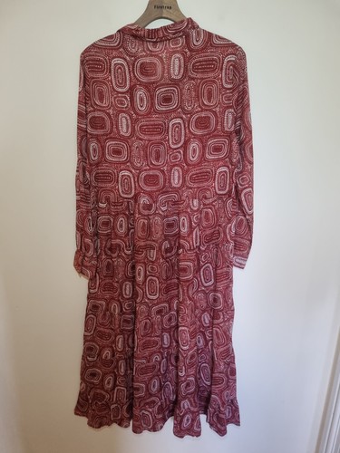 Notshy Cashmere Kwanita Cotton Dress Womens Size UK 12 M RRP £165 - Picture 9 of 17