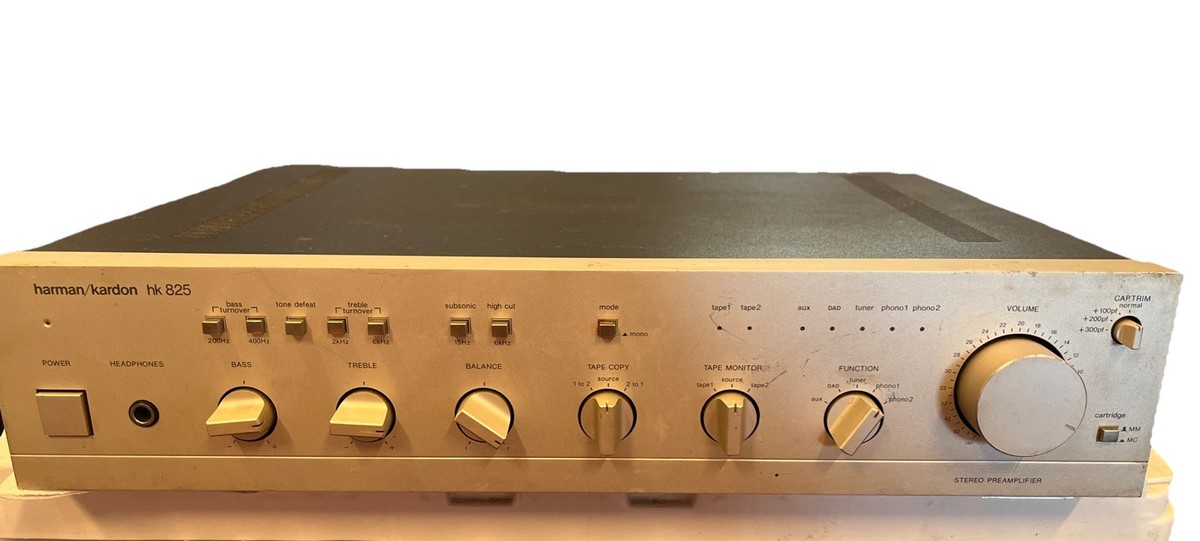 Harman Kardon HK 825 Stereo Preamplifier. Works | eBay